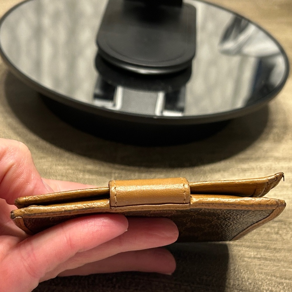239. Celine Brown and Tan Leather Wallet - Picture 11 of 11
